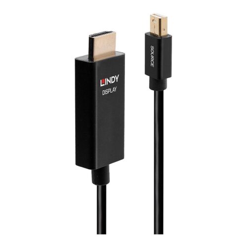 LINDY 3m Active Mini DisplayPort to HDMI Adapter Cable with HDR