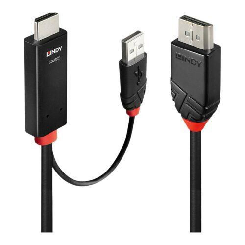LINDY 3m HDMI to DisplayPort Cable
