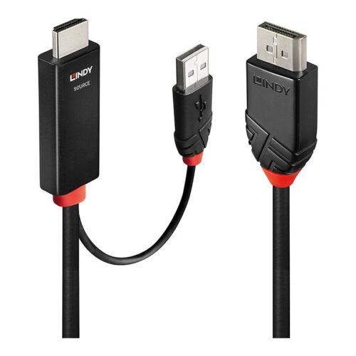 LINDY 3m HDMI to DisplayPort Cable