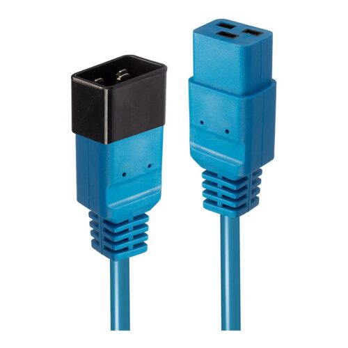 LINDY 3m IEC C19 to IEC C20 extension Blue