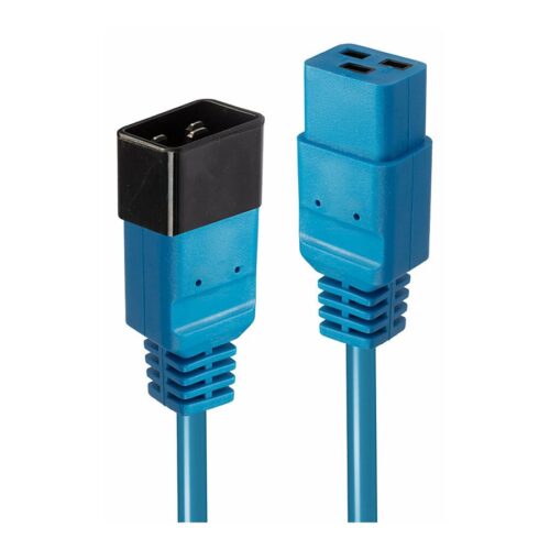 LINDY 3m IEC C19 to IEC C20 extension Blue