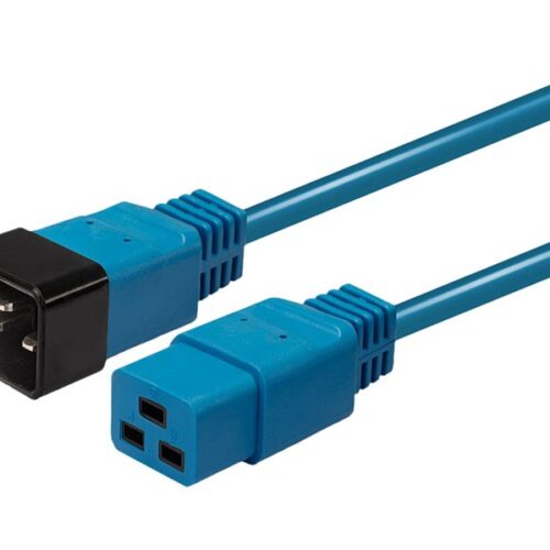 LINDY 3m IEC C19 to IEC C20 extension Blue