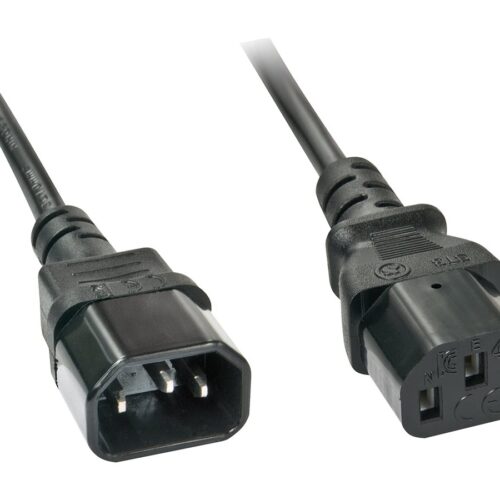 LINDY 3m IEC-Extension Cable C14 to C13