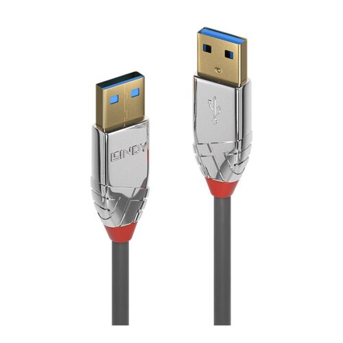 LINDY 3m USB 3.0 Type A/A Male/Male Cable Cromo Line 5Gbit/s
