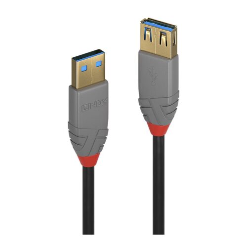 LINDY 3m USB 3.0 Type A extension cable A male / female Anthra Line