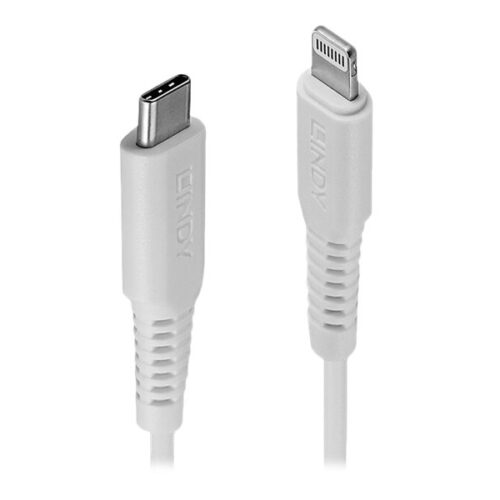 LINDY 3m USB C to Lightning Cable White