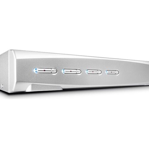 LINDY 4 Port DisplayPort 1.2 KVM Switch Pro Audio USB 2.0