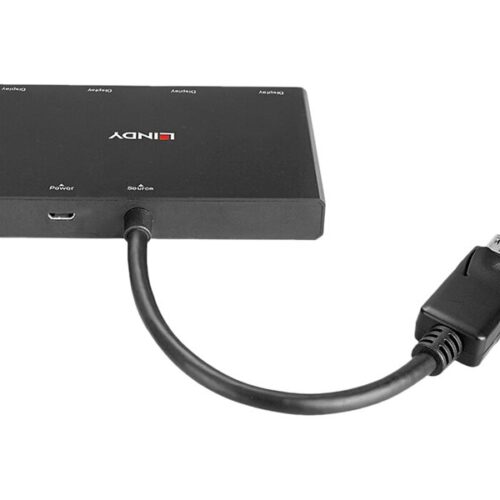 LINDY 4 Port DisplayPort 1.2 MST Hub