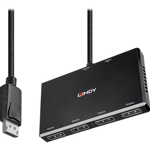 LINDY 4 Port DisplayPort 1.2 MST Hub