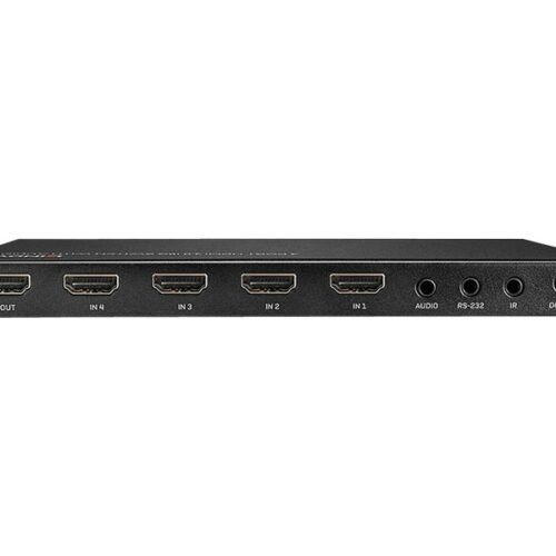 LINDY 4 Port HDMI 2.0 18G Switch with Audio