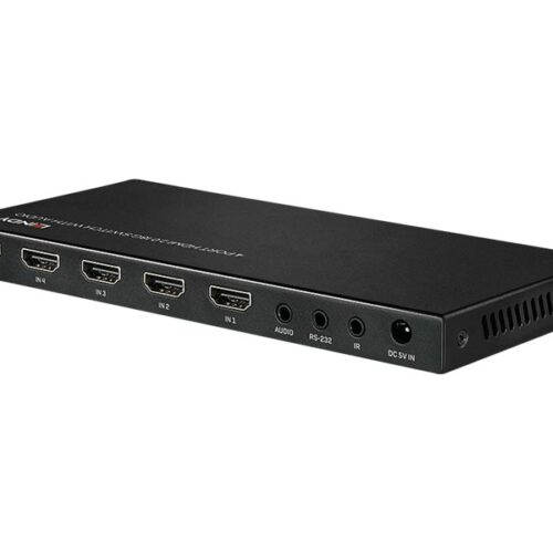 LINDY 4 Port HDMI 2.0 18G Switch with Audio
