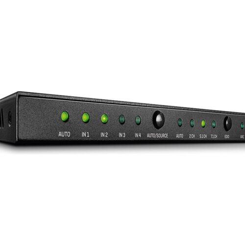 LINDY 4 Port HDMI 2.0 18G Switch with Audio