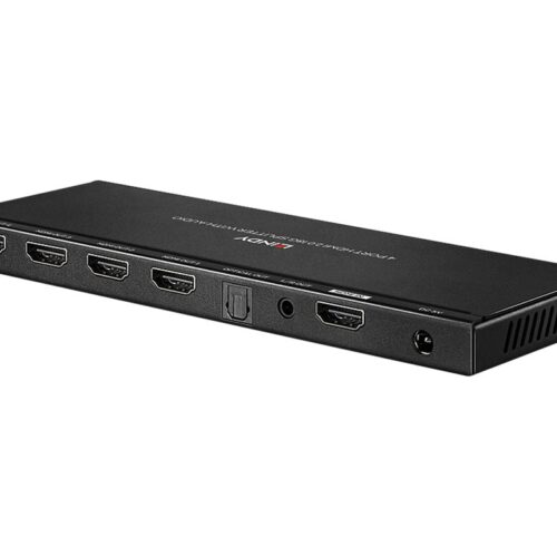 LINDY 4 Port HDMI 2.0 4K60 Splitter – 18GBit/s HDMI 2.0 with Audio