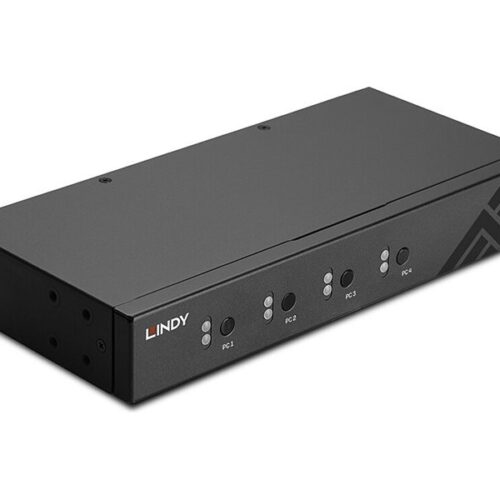 LINDY 4 Port USB 2.0 & Audio KM Switch