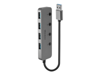 LINDY 4 port USB 3.0 hub with on/off switch