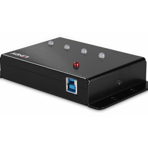 LINDY 4 Port USB 3.0 Metal Hub