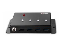 LINDY 4 Port USB 3.0 Metal Hub
