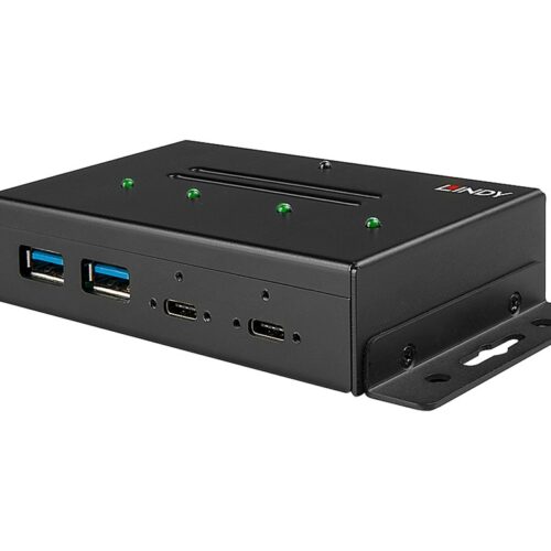 LINDY 4 Port USB 3.1 Gen 2 C Metal Hub