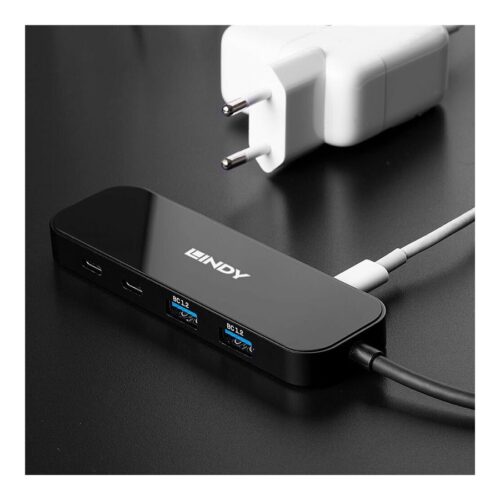 LINDY 4 Port USB 3.2 Gen 2 Hub