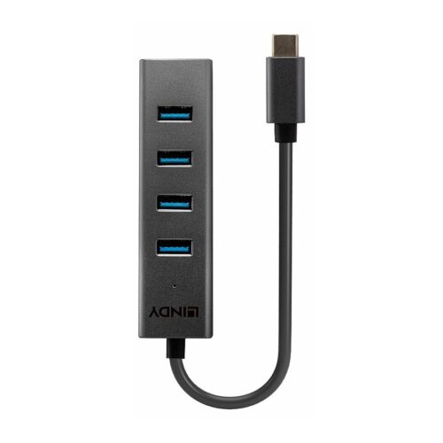 LINDY 4 Port USB 3.2 Type C Hub