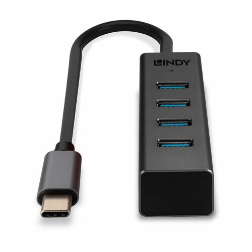 LINDY 4 Port USB 3.2 Type C Hub