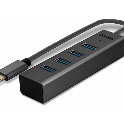 LINDY 4 Port USB 3.2 Type C Hub