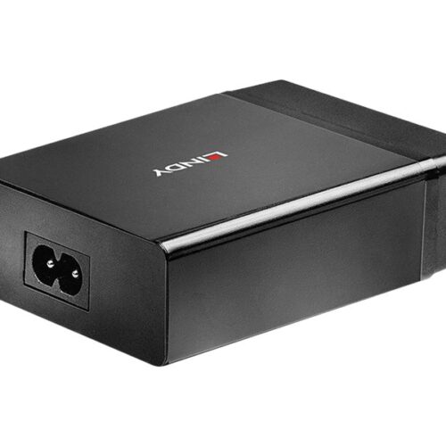 LINDY 4 Port USB Type C & A Smart Charger with Power Delivery 72W