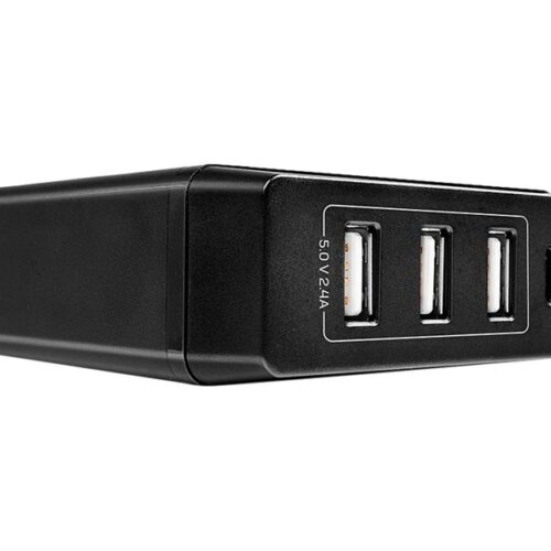 LINDY 4 Port USB Type C & A Smart Charger with Power Delivery 72W