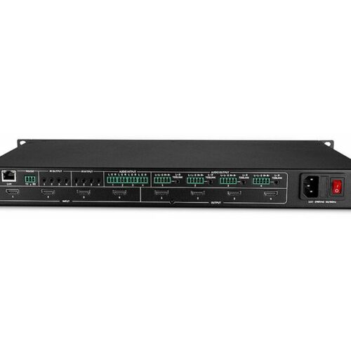 LINDY 4×4 HDMI 4K60 Matrix with Video Wall Scaling