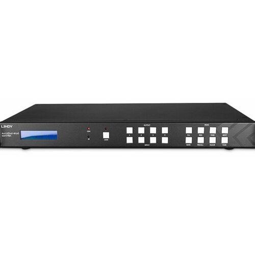 LINDY 4×4 HDMI 4K60 Matrix with Video Wall Scaling