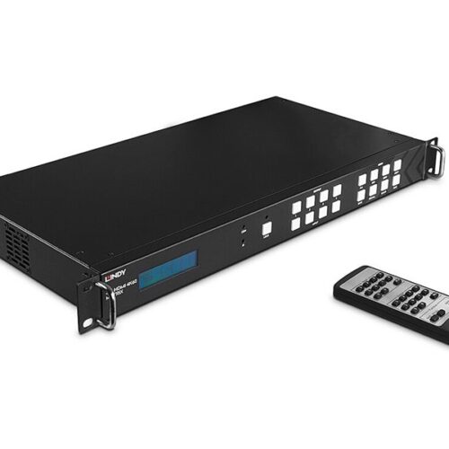 LINDY 4×4 HDMI 4K60 Matrix with Video Wall Scaling