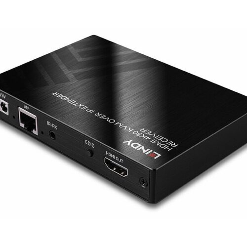 LINDY 4K KVM over IP Extender Receiver HDMI 1.4 HDCP 1.4 USB HID & IR