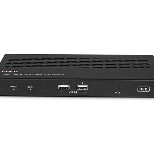 LINDY 4K30 HDMI & USB over IP Decoder