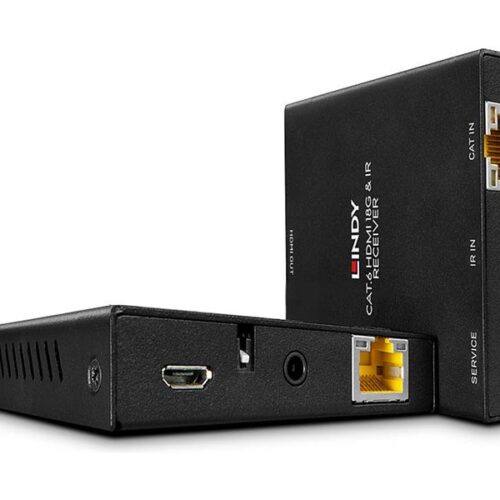 LINDY 50m Cat.6 HDMI 18G & IR Extender with PoC & Loop Out