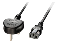 LINDY 5m IEC mains lead UK