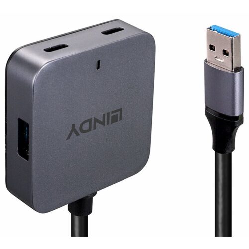 LINDY 5m USB 3.0 Hub 4 Ports
