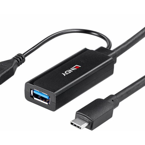 LINDY 5m USB 3.2 Gen 1 C/A Active Extension