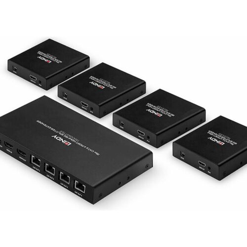 LINDY 70m 4 Port Cat.6 HDMI 4K60 Splitter Extender