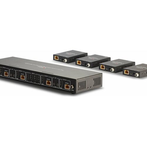 LINDY 70m Cat.6 4×4 HDMI 18G Matrix Extender