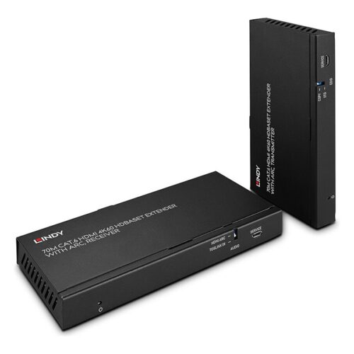 LINDY 70m Cat.6 HDMI 4K60 HDBaseT Extender with ARC