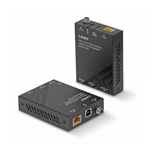 LINDY 70m Cat.6 HDMI 4K60 & USB KVM Extender