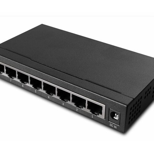 LINDY 8 Port 10/100/1000 GIGABIT Desktop Switch Premium metal case