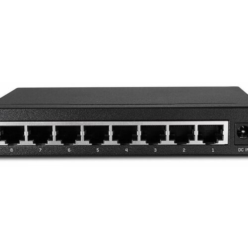 LINDY 8 Port 10/100/1000 GIGABIT Desktop Switch Premium metal case