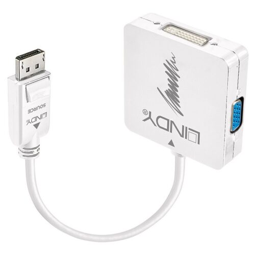 LINDY Adaptateur DisplayPort 1.2 vers HDMI 4k30 DVI VGA