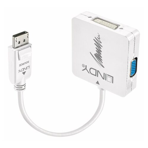 LINDY Adaptateur DisplayPort 1.2 vers HDMI 4k30 DVI VGA