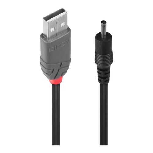 LINDY Adapter Cable USB A male – DC 3.5/1.35mm male 1.3m