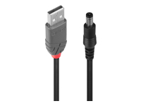 LINDY Adapter Cable USB A male DC 5.5/2.1mm male 1.5m