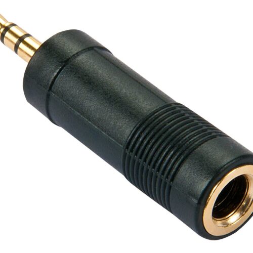 LINDY Adapter Stereo 3.5mm female 6.3mm female gold plated