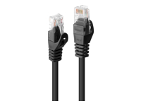 LINDY Basic Cat.6 U/UTP Cable Black 10m