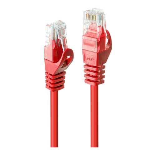 LINDY Basic Cat.6 U/UTP Cable Red 10m